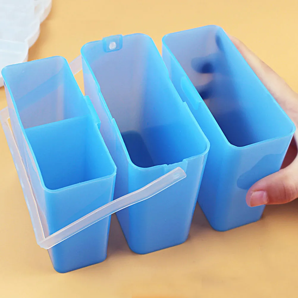 Pencil Bucket Plastic for Cleaning Paint Brush Container Tub Brushes Multifunction