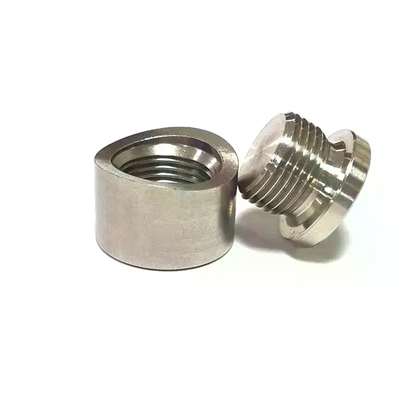 Thread Oxygen Sensor Bung Stainless Steels Plug Wideband Nut Fitting Weld M18x1.5 Car Accessories