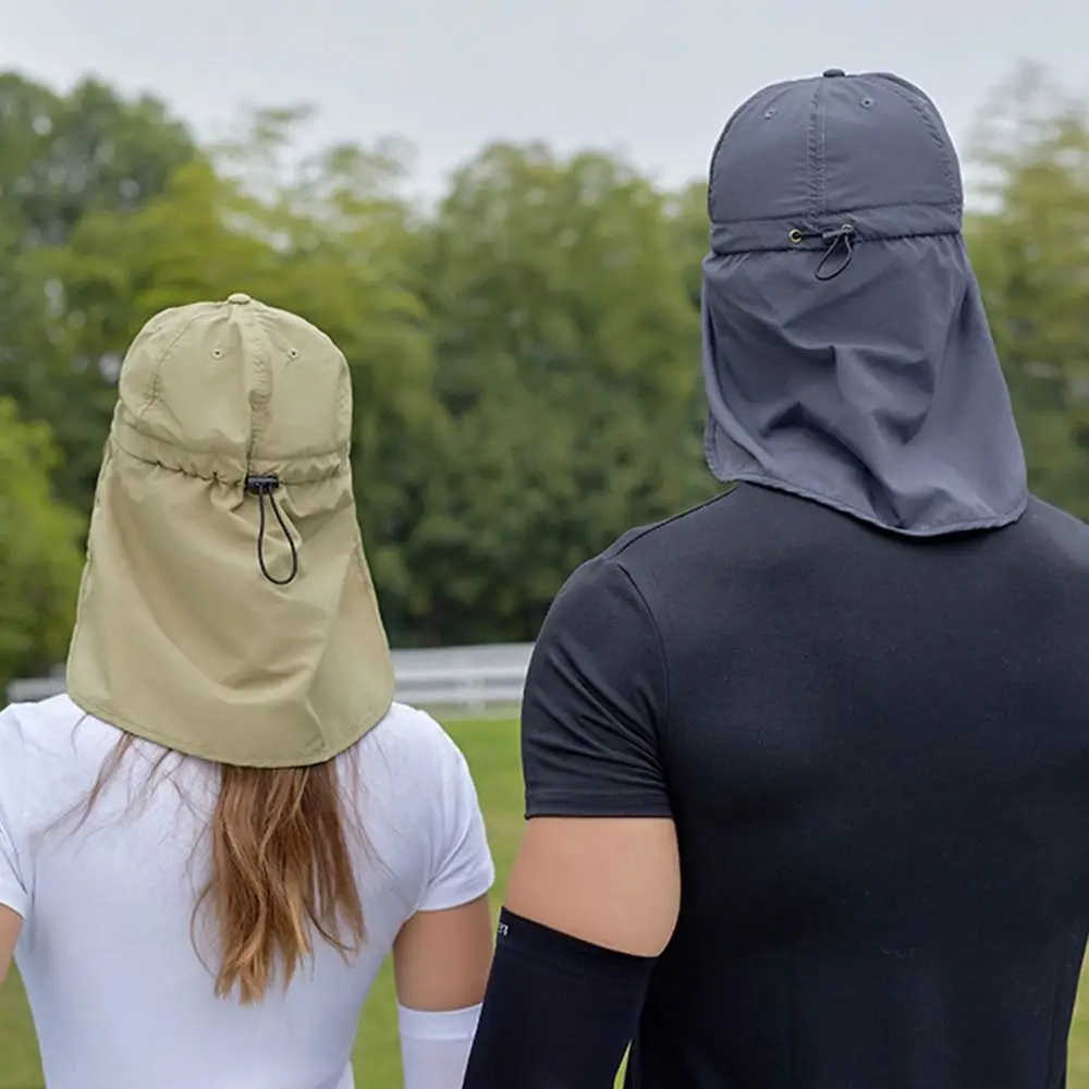 Face Neck Protection Flap Summer Sun Cap Breathable Quick-drying Bucket Hat Foldable Travelling Fishing Hat Outdoor Hiking