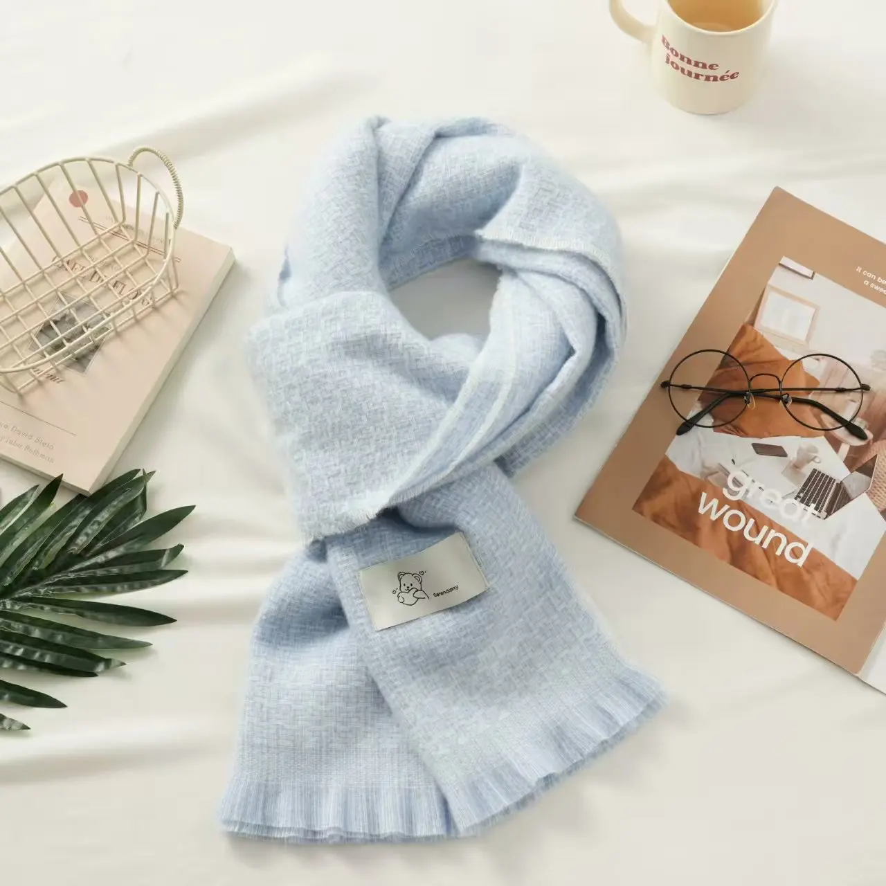 cachecol-de-inverno-estilo-winterk-em-tecido-heattech-cor-pura-para-mulheres-casual-facil-de-combinar-para-estudantes-e-casais-com-etiqueta-de-tecido-e-estampa-de-urso