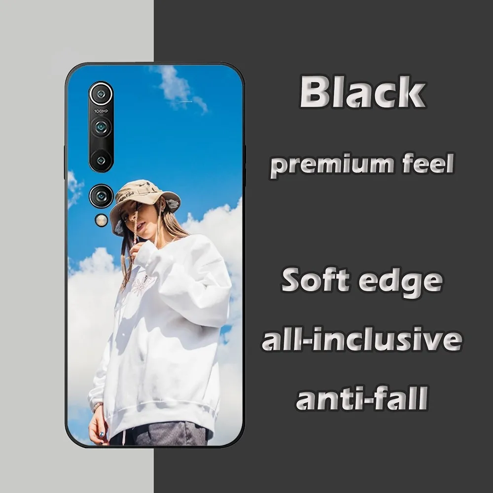 Singer Y-Young Miko Phone Case For Xiaomi 11 Redmi Note 11 5G 8T 9A 9 10T Note8Pro Note9 12SUltra Black Case