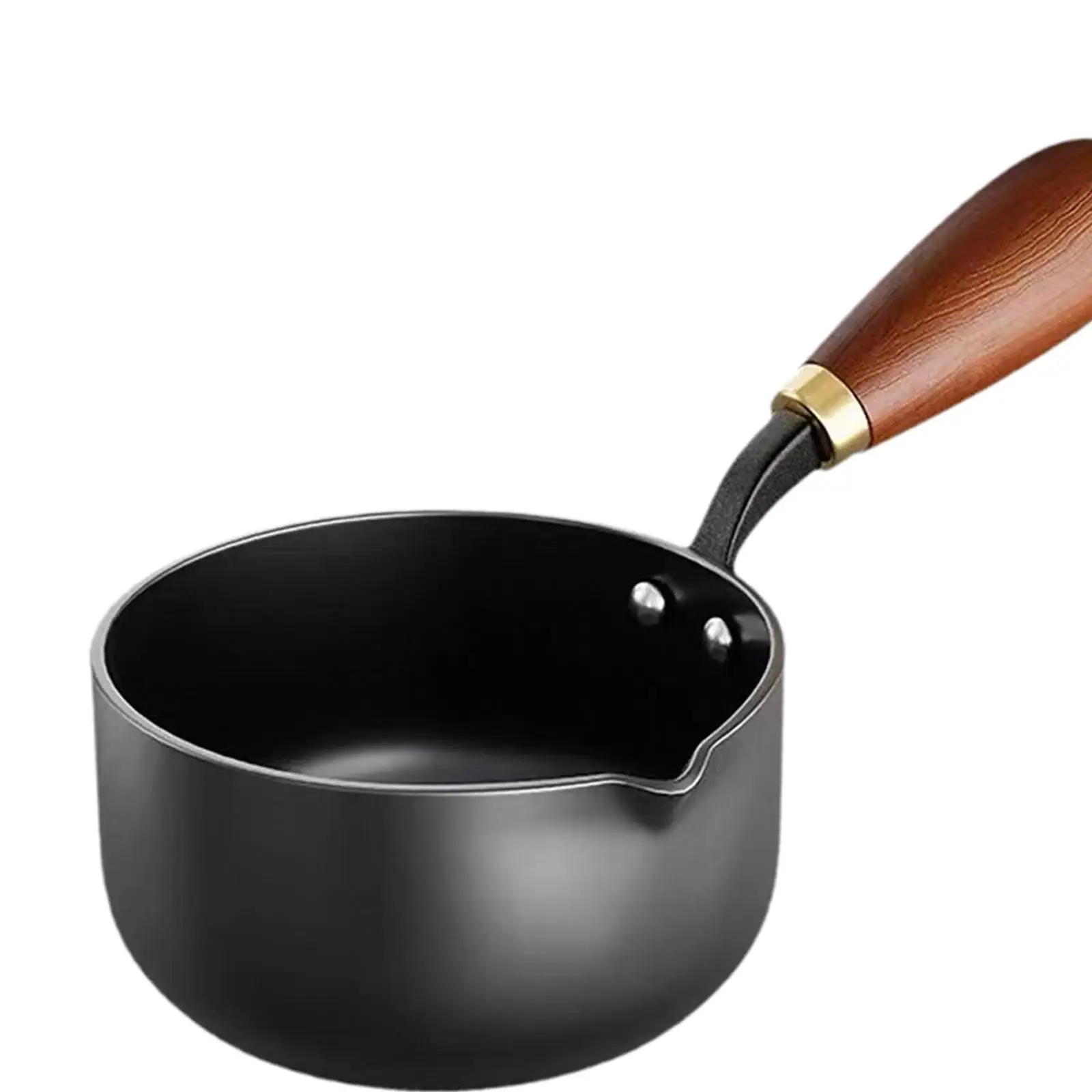 Piccola casseruola per salsa, pentola antiaderente in ferro, pentola per sciogliere il cioccolato, cucina, cucina a casa
