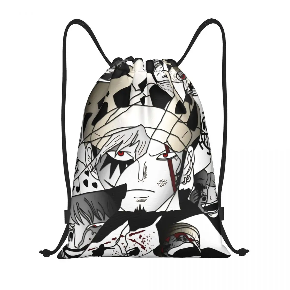 Custom Anime One P-Pieces L-Luffyes Drawstring Bag for Shopping Yoga Backpacks Men Women Manga Sports Gym Sackpack