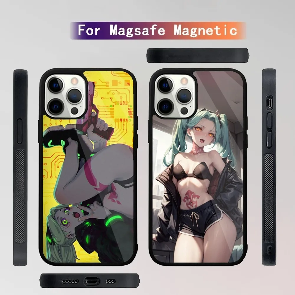 Rebecca C-Cyberpunk E-Edgerunners  Phone Case For iPhone 15,14,13,12,11,Plus,Pro,Max Mini Magsafe Magnetic Wireless Charging