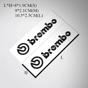 2 قطعة رسائل دراجة نارية ملصقات للماء DIY دراجة نارية الفرامل الفرجار التعديل التحديثي دائم الشارات الفينيل دراجة نارية الديكور اكسسوارات أفضل 10 مبيعات ملصقات Stihl - رقم 5