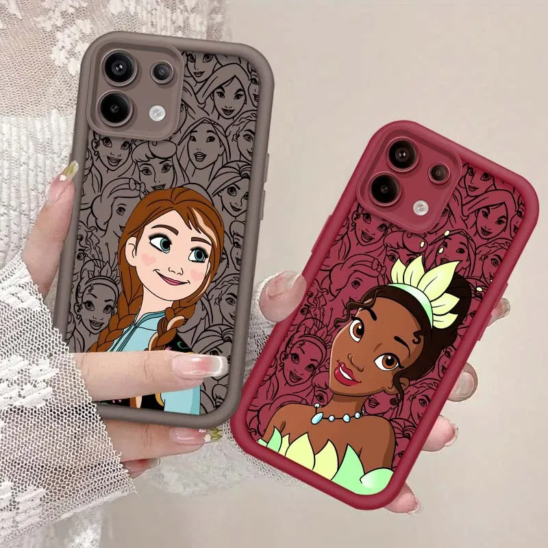 

Princess Diana Anime For Xiaomi Mi Poco X3 X4 X5 X6 M4 M5 M5s M6 F4 F5 F6 Pro GT Plus 5G Eye Ladder Cover