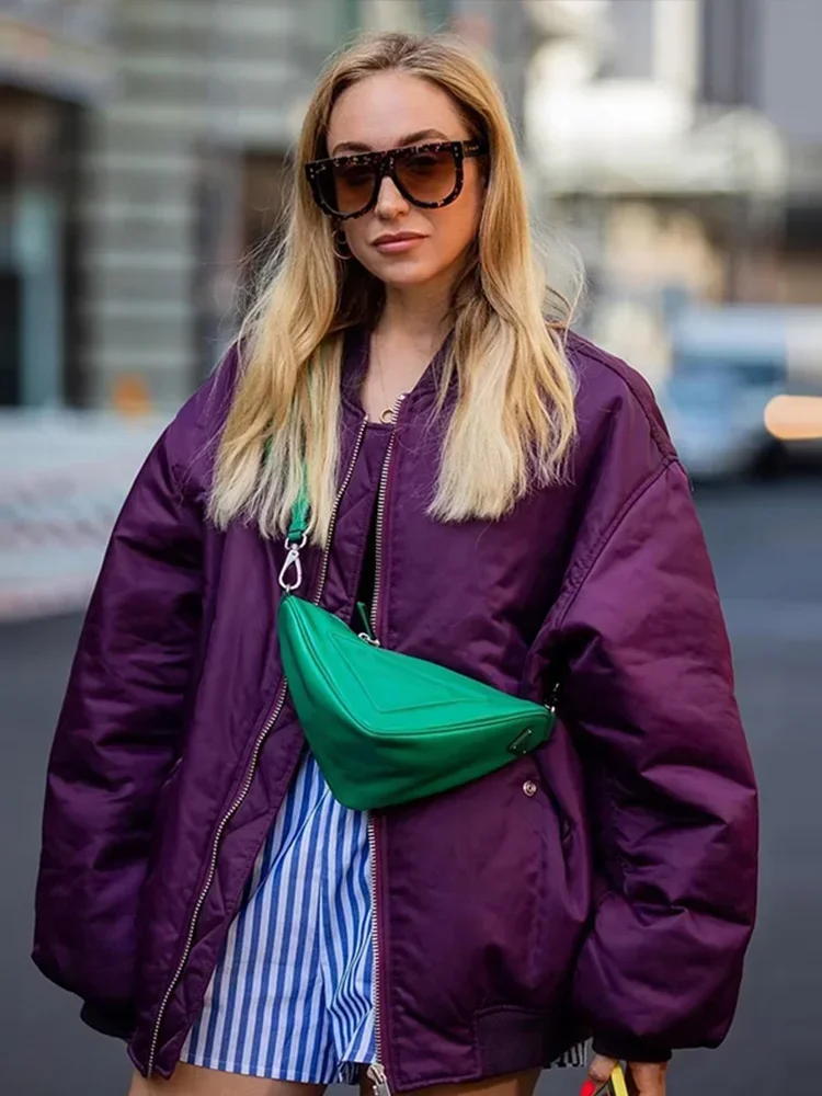 

Ретро однотонные хлопковые куртки на молнии женские повседневные свободные куртки-бомберы с