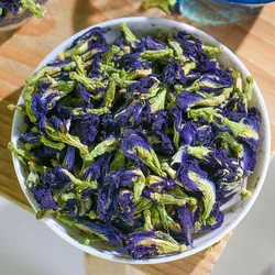 Natural 100% Yunnan Butterfly Pea Dried Flower Selected Premium Blue Butterfly  Dried Flower DIY Handmade Color Mixing Materials