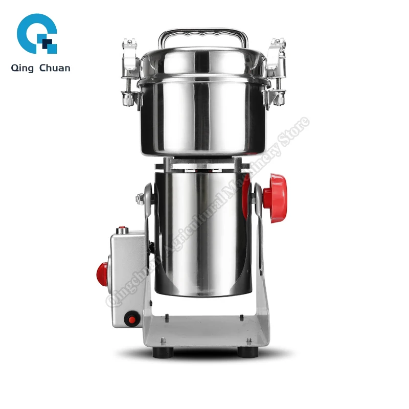 Chinese Herbal Grinder Big Capacity 800/1000/2500G Coffee Machine Grain Spices Mill Medicine Wheat Mixer Dry Food Grinder