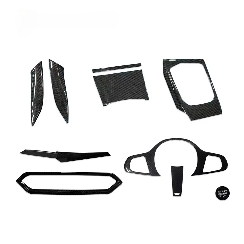 

Dry Carbon Fiber 3K Twill G20 Car Interior Trims Kits Console Dashboard Panel for Bmw 3 Series G20 2023 Lci