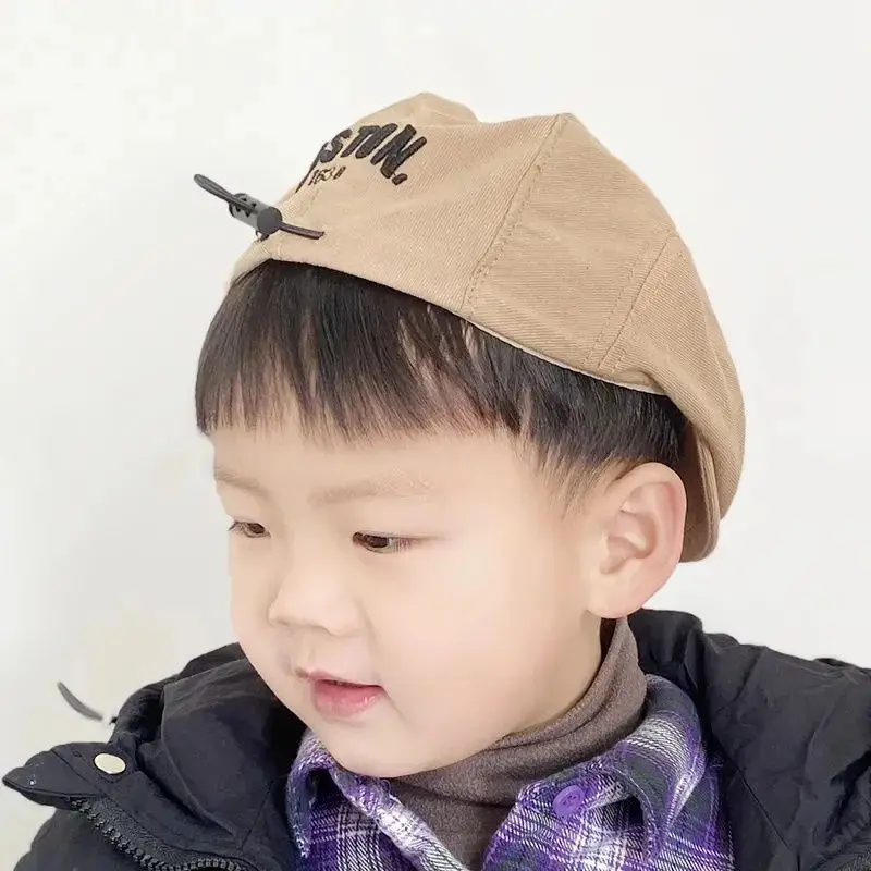 قبعة أطفال النسخة الكورية للربيع والخريف للربيع والخريف على الطراز الأجنبي للأولاد قبعة متعددة الاستخدامات للأطفال والبنات