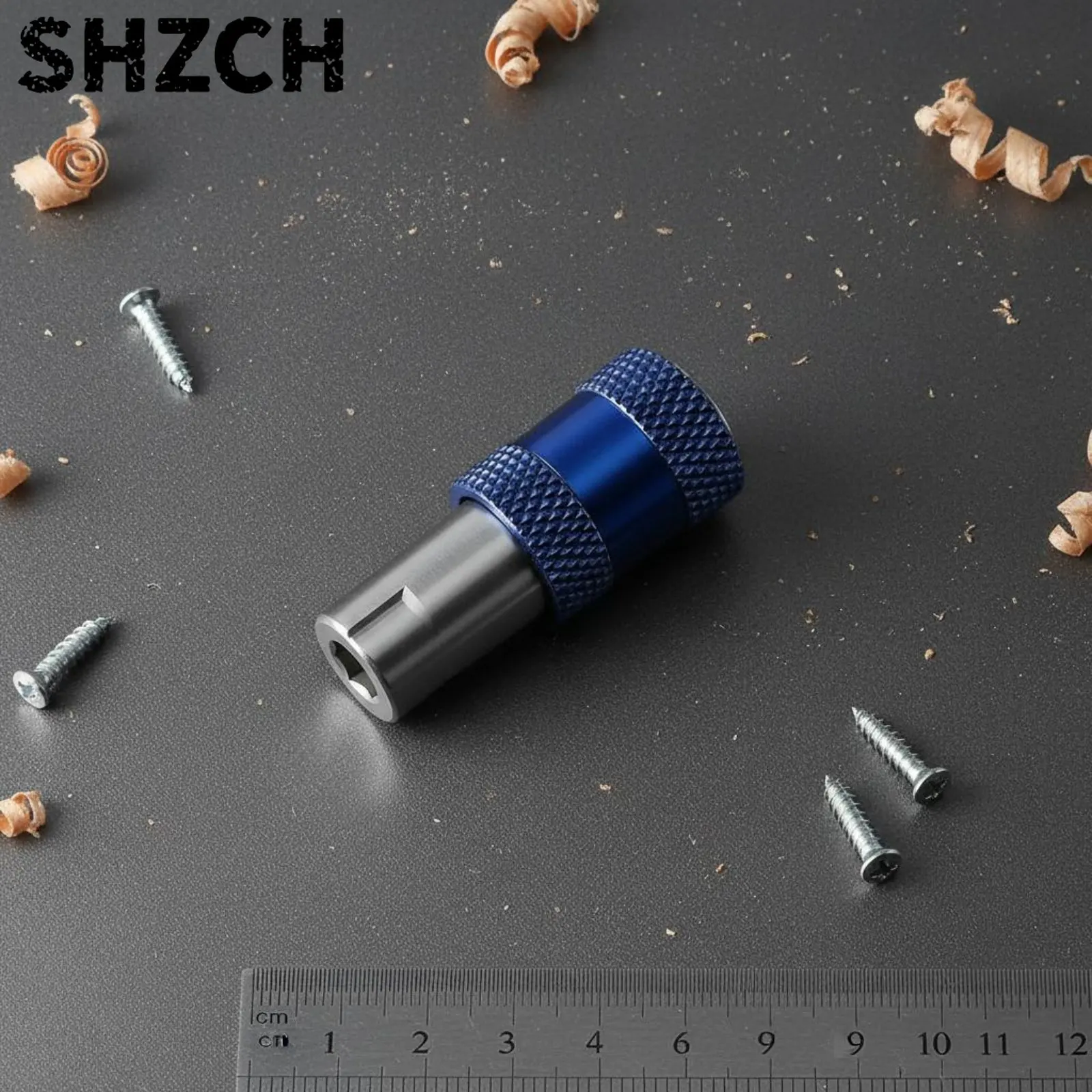 10mm Threaded to 1/4 Inch Hex Adapter Keyless Electric Drill Screwdriver Conversion Head Quick Release Drill Converter