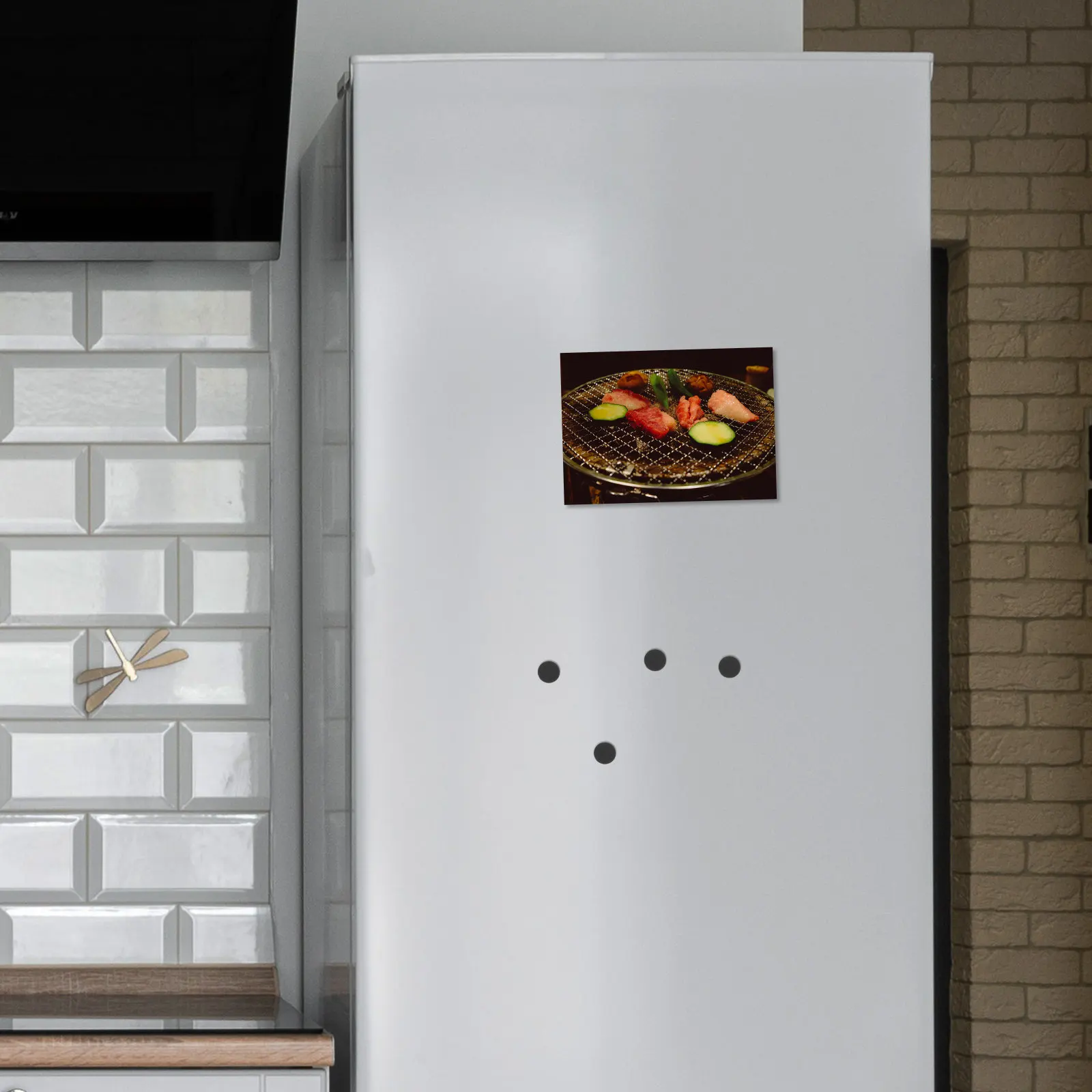 

100 шт. круглых магнитных дисков с клейкой основой, мини-магниты для холодильника, рукоделия, скрапбукинга, монтажа