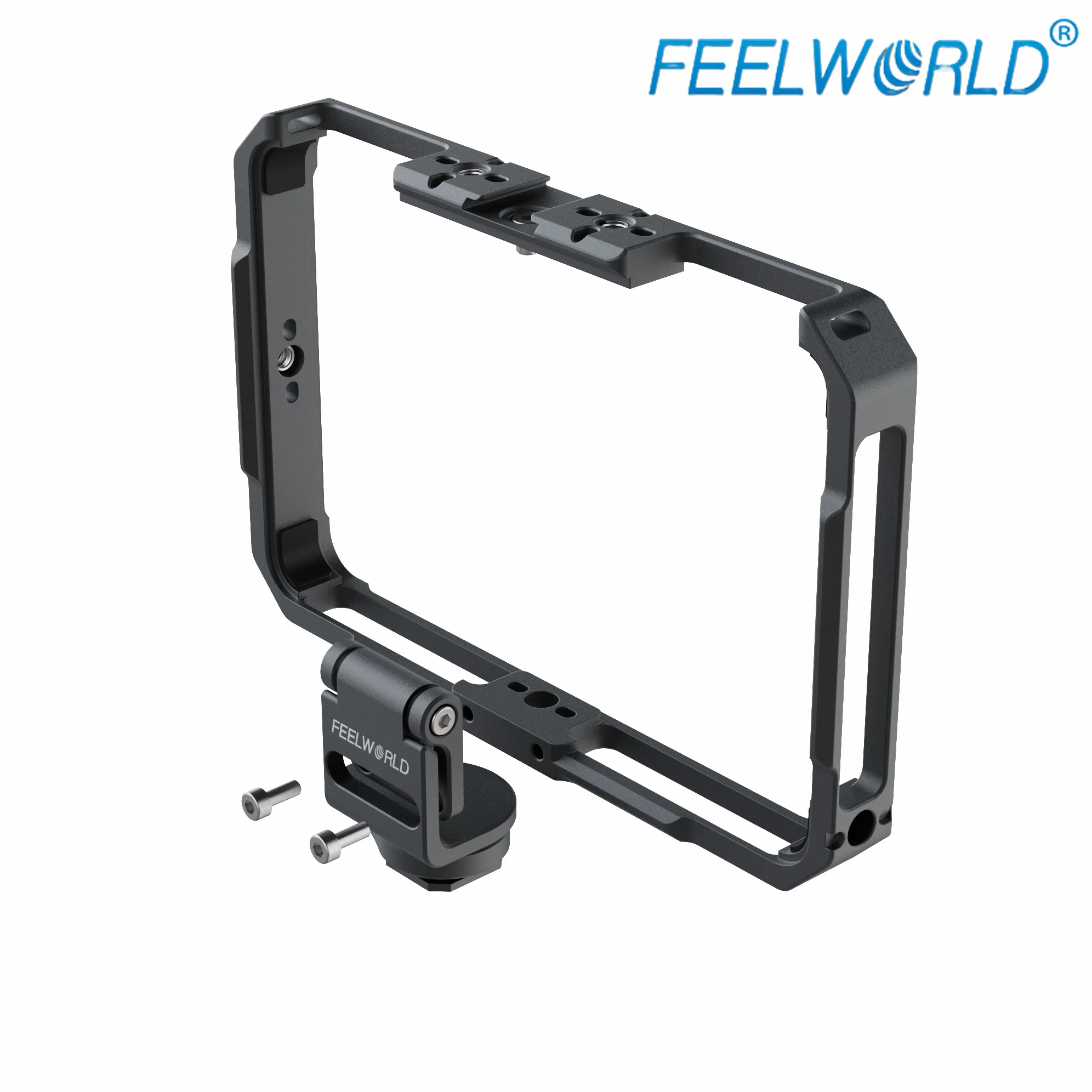 FEELWORLD F6PLUS/F6PLUSX Professional Digital Cine Cameras Monitor Cage Aluminum Alloy Bracket Protective Case