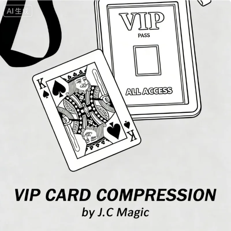 

Профессиональный фокус с сжатием и расширением VIP-карты: иллюзия предсказания для сценических и уличных магов, реквизит для магии