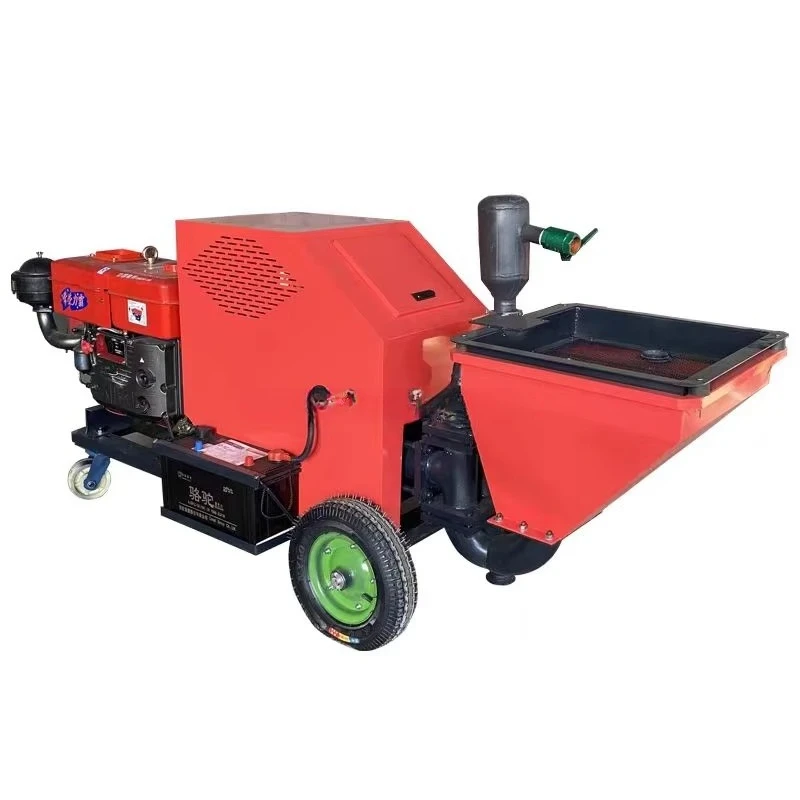 Plaster Spraying Machine Airless High Pressure for Gypsum and Cement Wall Surface Smooth Coating Electric Plasterer
