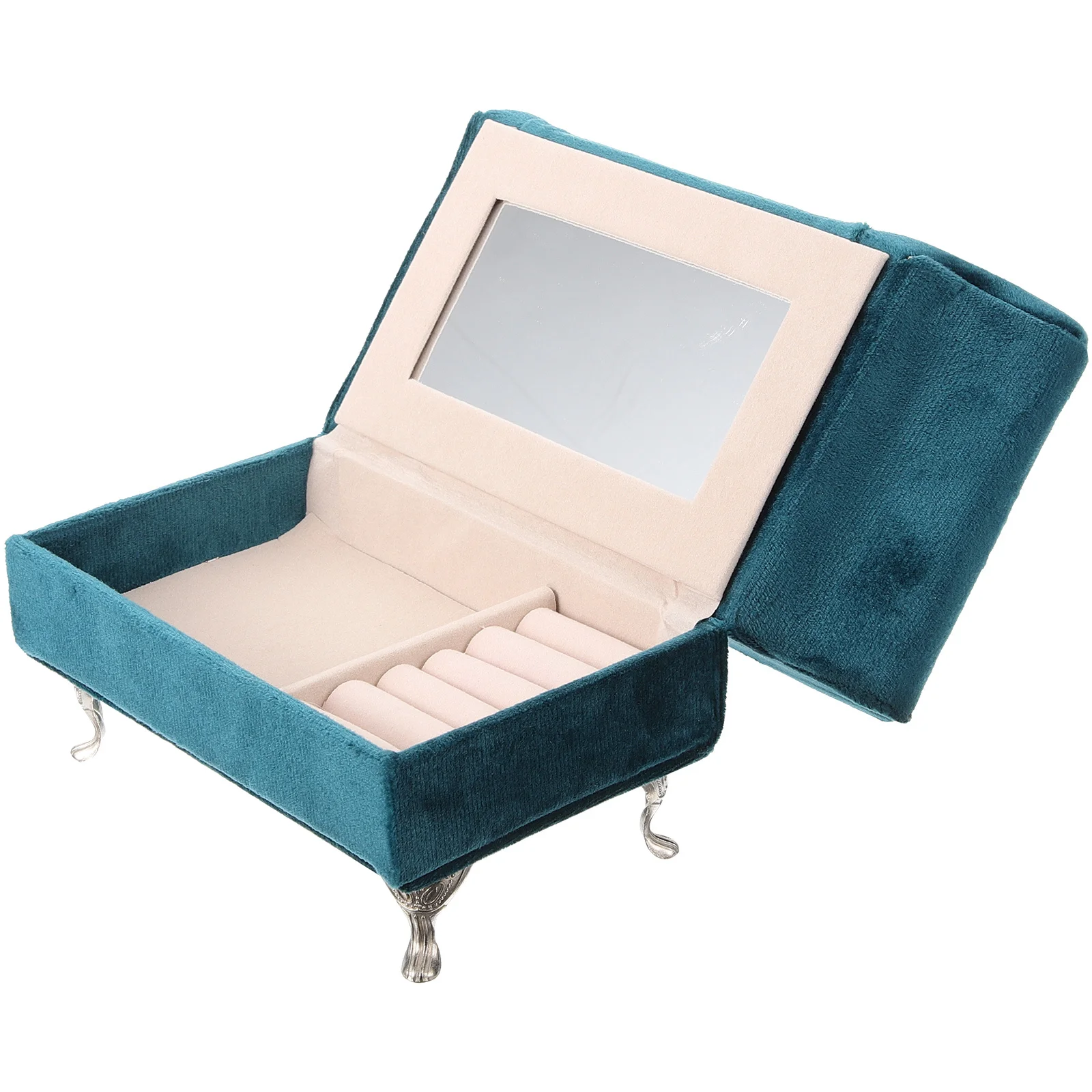 Portable Jewelry Box Sofa Necklace Earrings Organizer Small Jewelry Storage Organizer Travel Case Sofa Shaped Ornaments