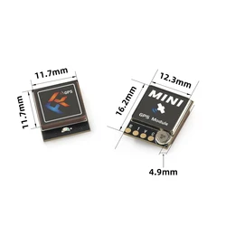 FlyFishRC M10 Mini GPS Module 10e Generatie Chip Ingebouwde antenne voor Volador VX3 VX3.5 3 INCH 3.5 Inch FPV Frame Kit