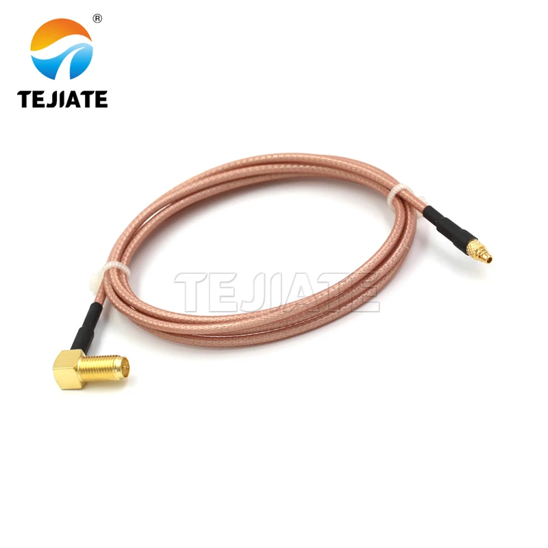 1 pz RPSMA-KW a linea adattatore MMCX MMCX-JW MMCX-J MMCX-K a RPSMA-KW linea di collegamento RG316 linea di estensione impedenza 50 ohm