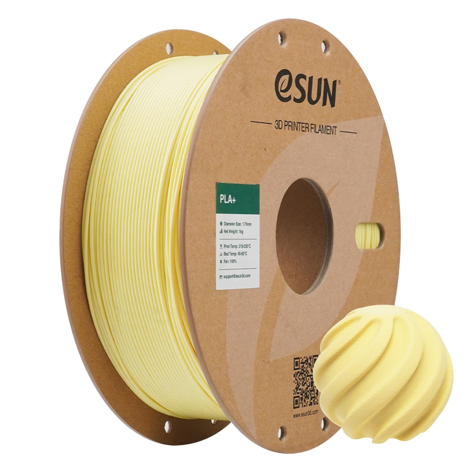 eSUN 3D Filament PLA + Voor Bambu Lab Raise3D 1.75 MM 1 KG PLA Plus 3D Printer Filamenten Verbeterde Kleur PLA + 3D Printing Materiaal