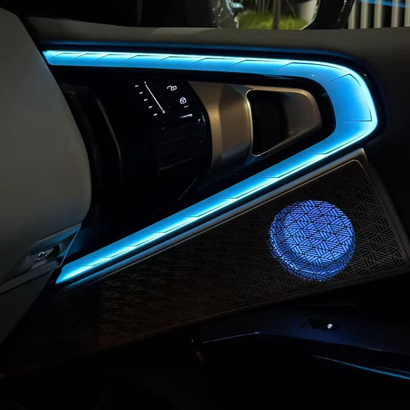 For BMW New X3 G48 2025 Speaker Cover Midrange Tweeter Ambient Light 4 door led light cover Synchronize original car ambient