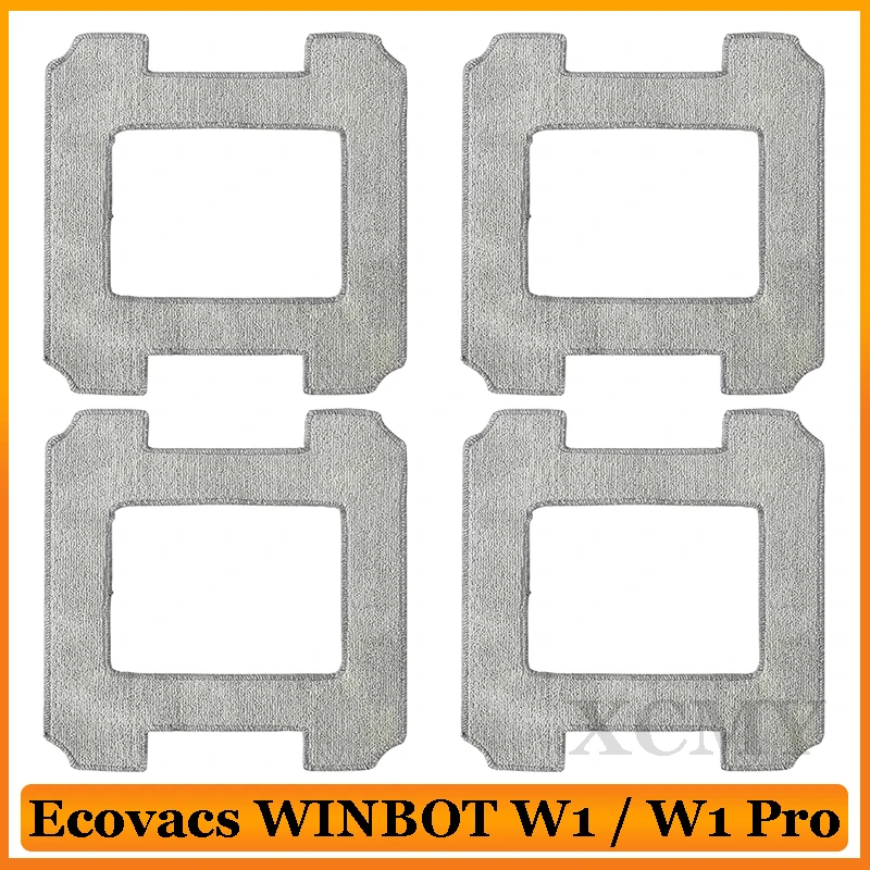 For Ecovacs WINBOT W1 / W1 Pro Window Vacuum Cleaner Mop Cloth Spare Parts Mop Rags Accessories Washable Mop Pads Replacement sorghum truck spare parts 24v 4 61347 switch electric window switch for mercedes benz actros mega 0025456907 a0025456907