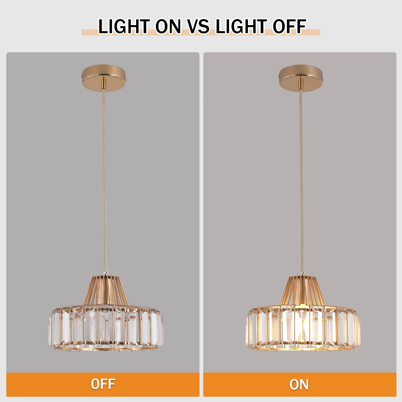 Modern K9 Crystal Pendant Light Led Ceiling Lamp Living Dining Room Nordic Chandelier Aisle Kitchen Island Decor Balcony Fixture