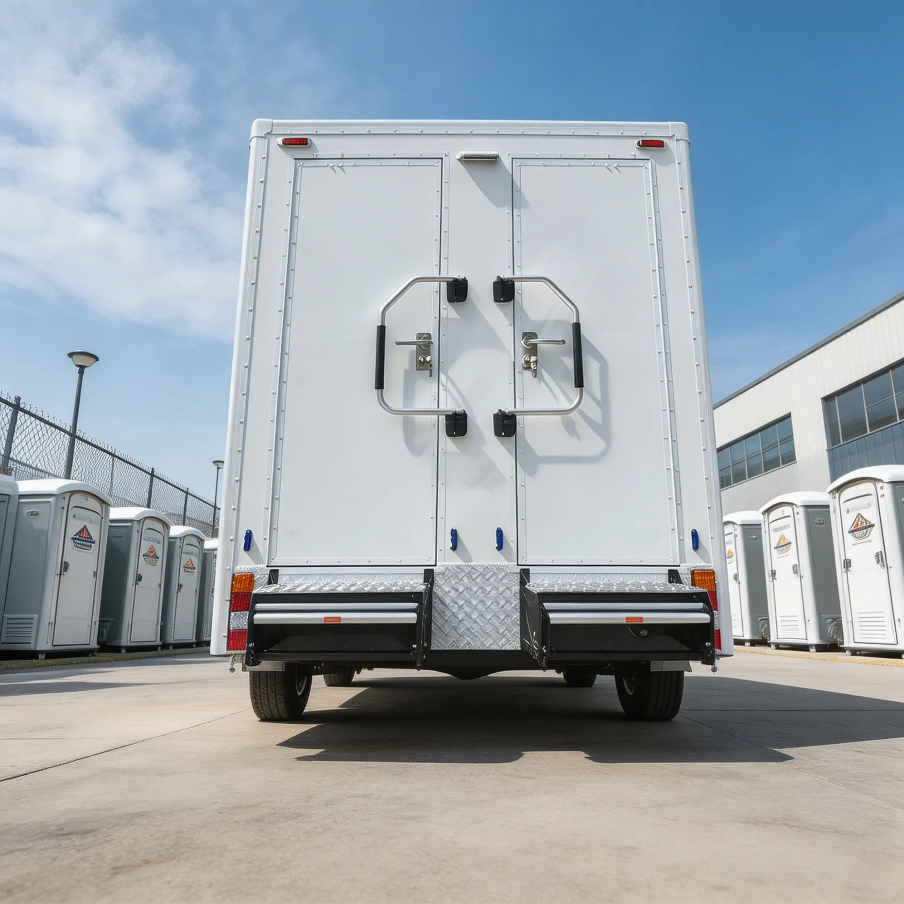 Luxury Restroom Trailer Portable Restroom Toilet Block Trailer Outdoor Shower Restroom Trailer