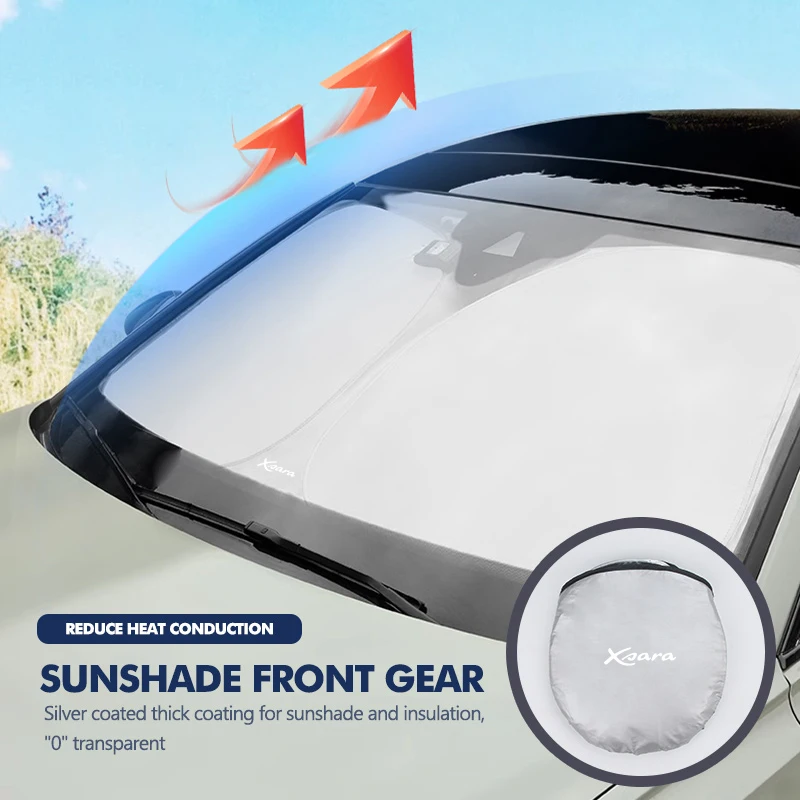 

Universal Car Front Windshield Winter Snow Shield Summer Sun Visor For Citroen Xsara Picasso Grand C-Crosser Berlingo Aircross