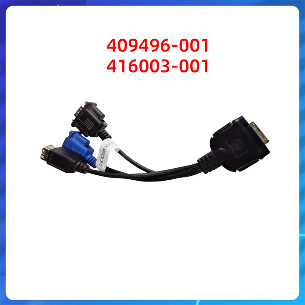 Original for C3000 C7000 Blade Adapter Cable KVM Cable SPS-CA SUV Diagnostic 409496-001 416003-001 Local I/O Cable