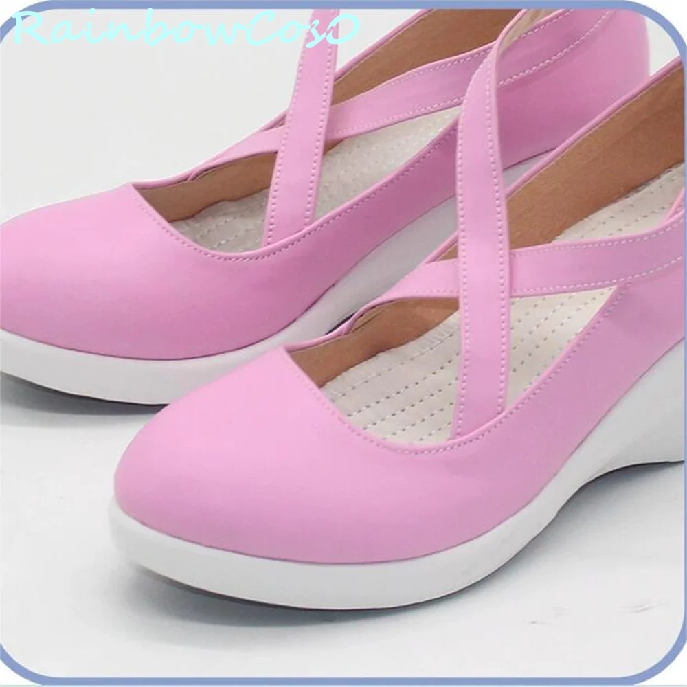 Asagao Hanae Blue Archive Cosplay Schuhe Stiefel Spiel Anime Halloween Weihnachten RainbowCos0 W3408