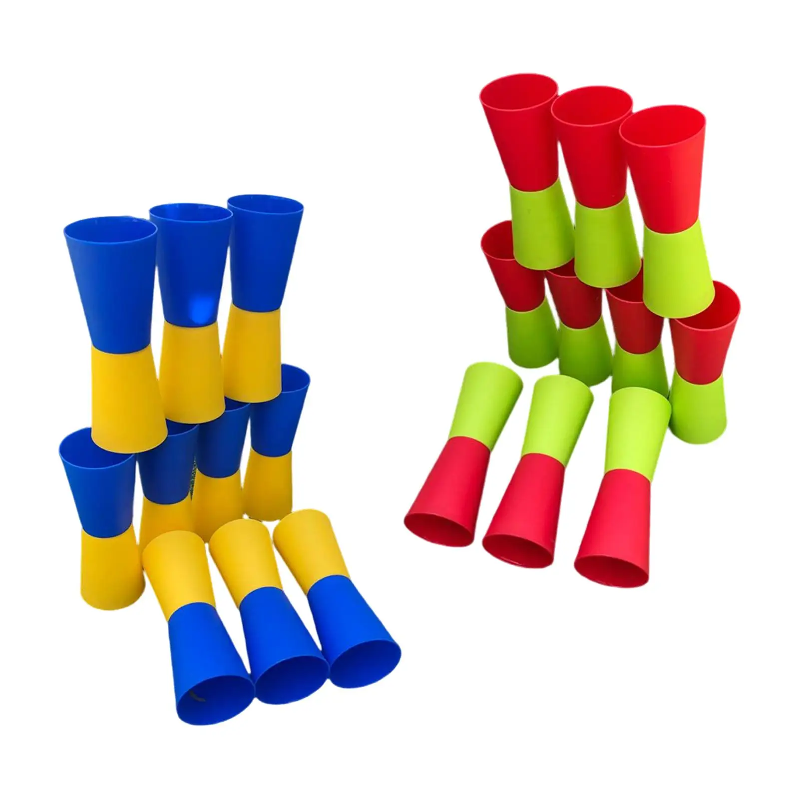 10Pcs Flip Cups Agility Training Body Coordination Sensory Integration Running Reversed Cups for Kindergarten Indoor