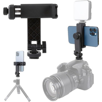 Universal 1/4 Thread Phone Tablet Holder Adjustable Rotatable Clamp Adapter for Selfie Stick Camera Monopod Tripod Stand