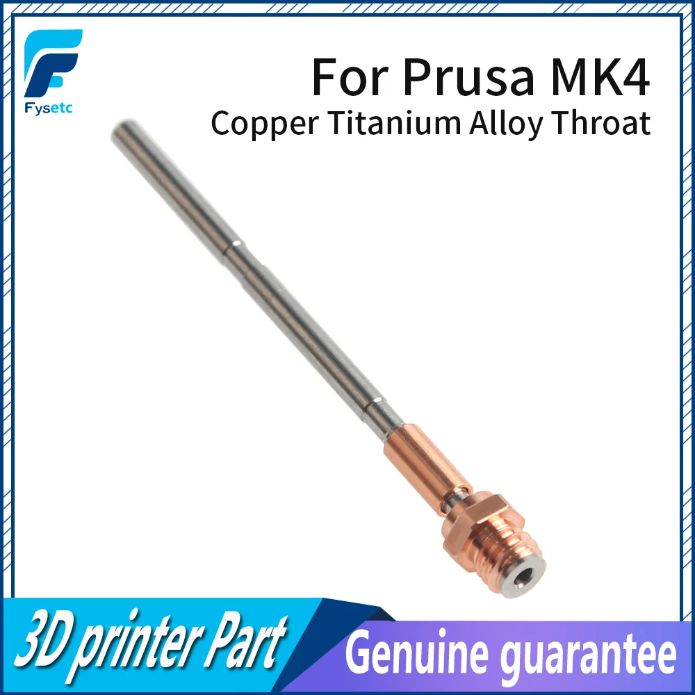 

For Prusa MK4 XL MK3.9 Throat extuder Hotend Kit Copper Titanium Alloy 3D Printer Part for Prusa MK4 Kit 3D Printer Accessories