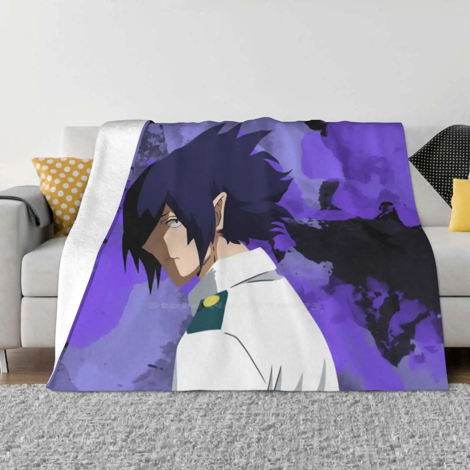 Amajiki Tamaki Best Selling Room Household Flannel Blanket Weeb Fanart Anime Art Pop Culture Fandom Bnha Mha Boku No Hero