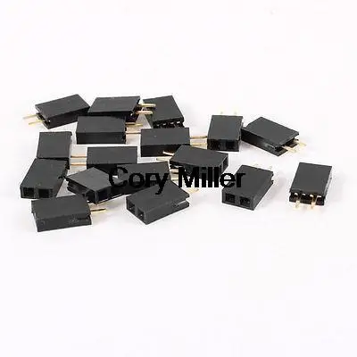 2,54 mm Rastermaß, 2-polig, einreihig, Stiftleiste, schwarz