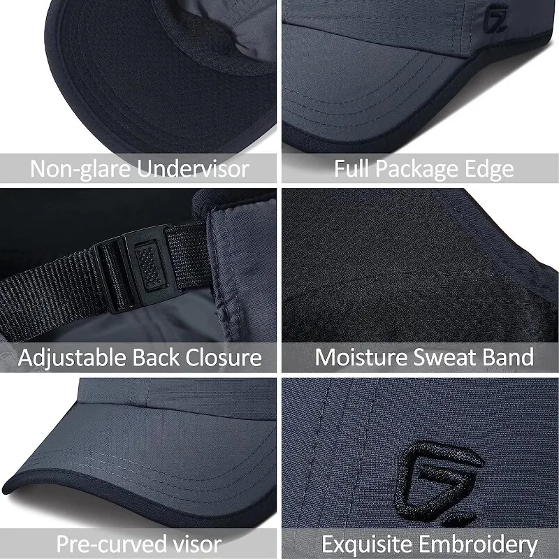GADIEMKENSD Lightweight Breathable Adjustable Hat UPF 50+ for Men And Women Outdoor Cap for Hiking Fishing Golf Sun Protection view 5