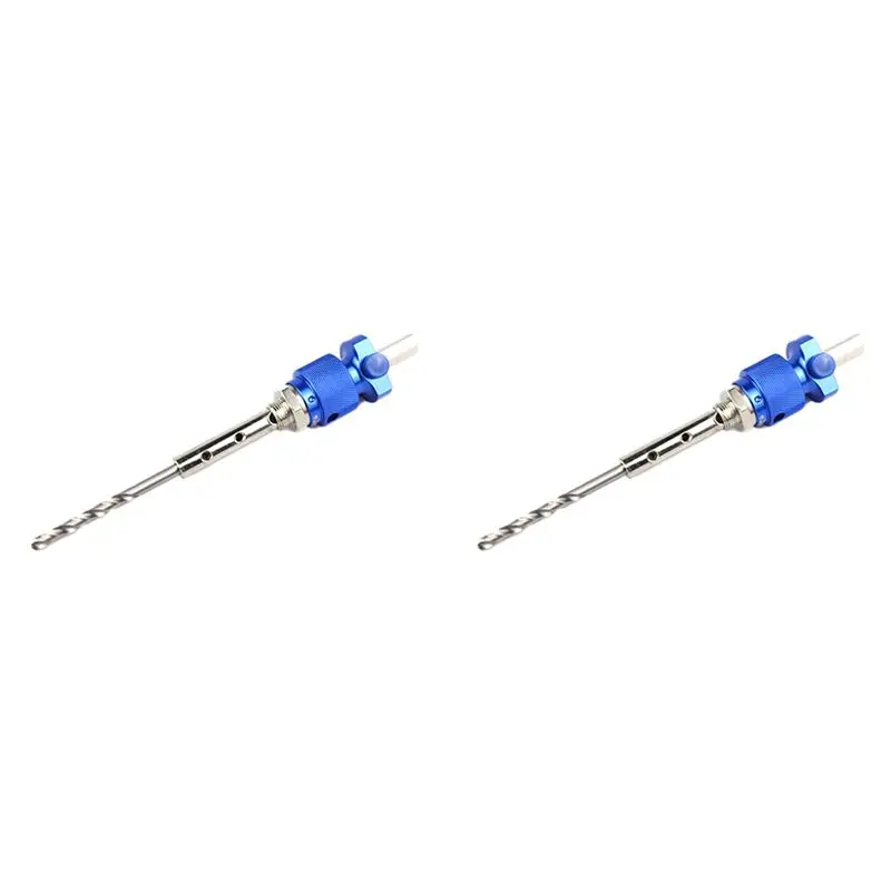 A27F-2X Hole Saw Mandre Hexagonal Handle Quick-Release Hole Opener Connecting Rod Hand Drill Reamer Hole Distance Connector