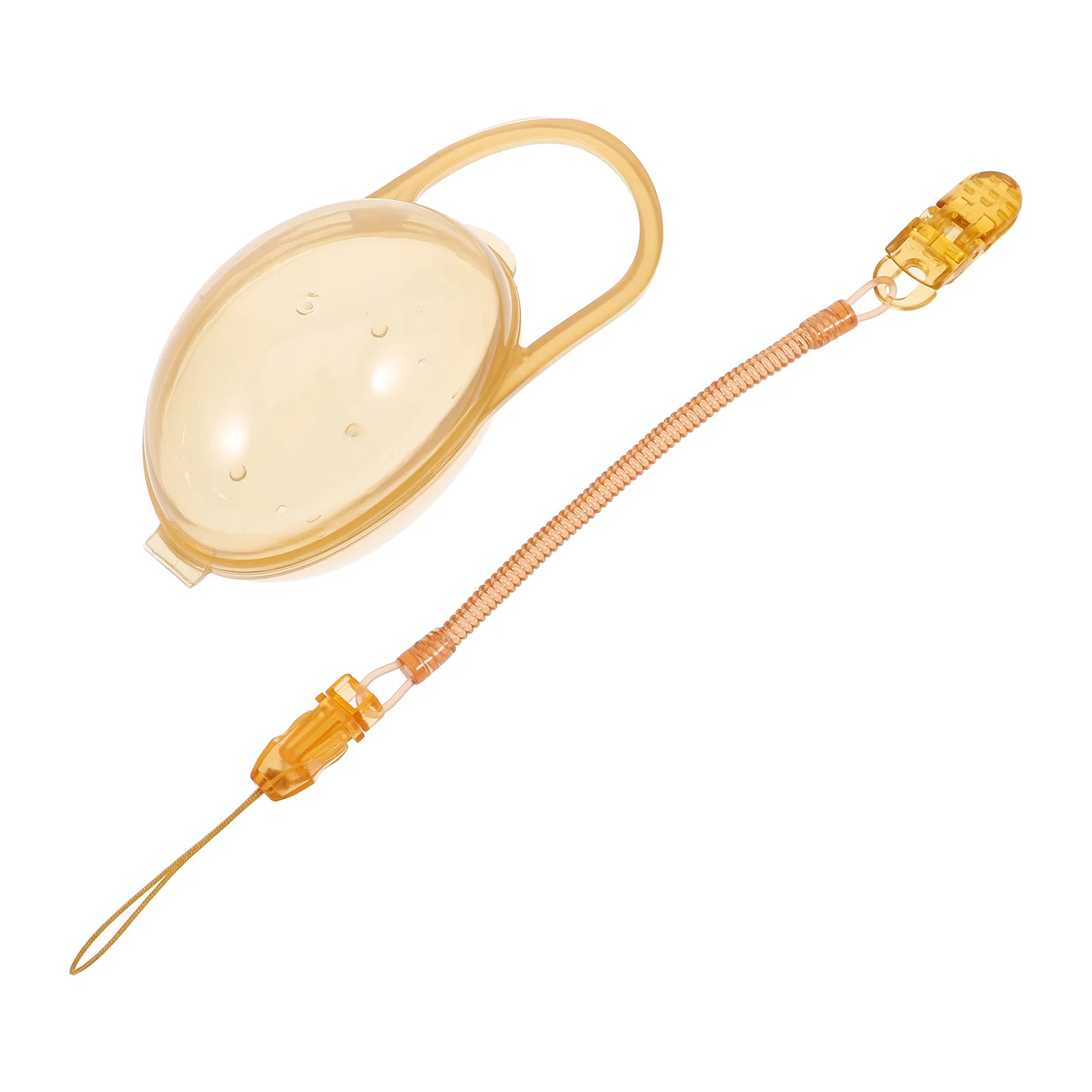 

1Set Baby Pacifier Storage Holder Portable Compact Case Pacifier Container Travel Holder Essential for Parents