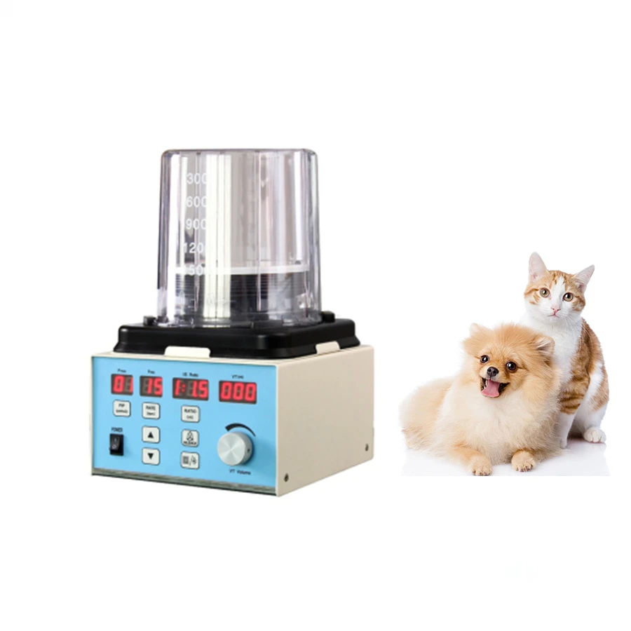 

Hospital Portable Mini Veterinary Ventilator Medical Handle Animal Small Surgery Anesthesia Machine