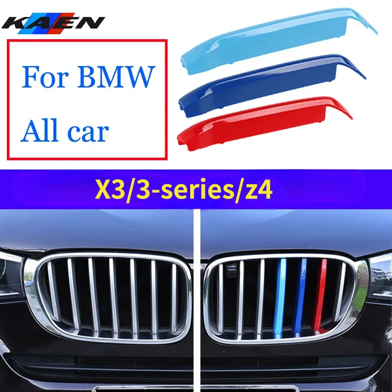 

3pcs M Performance ABS Racing Grille Clip For BMW E90 F10 F11 E53 E70 E71 E87 E81 F30