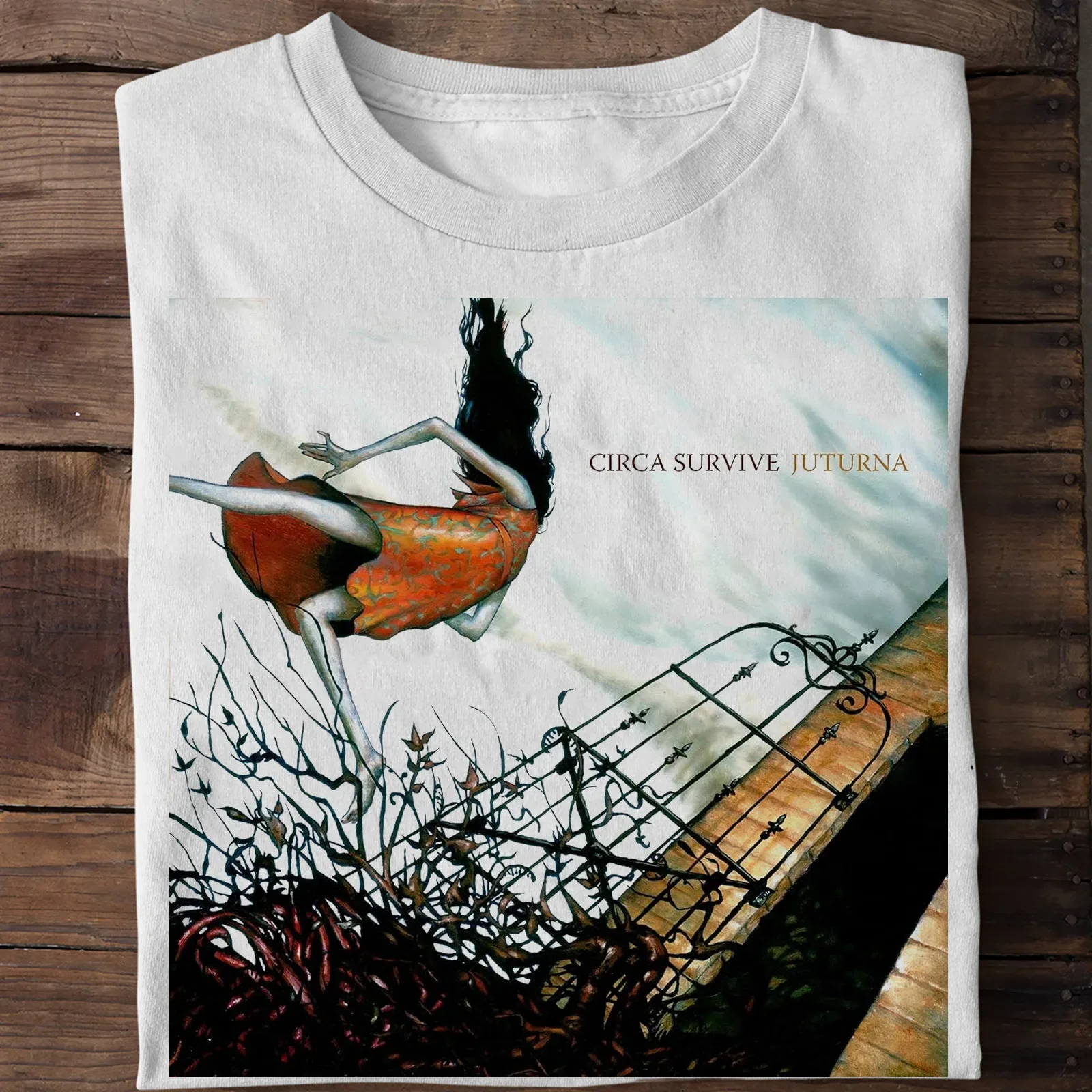 NEW Circa Survive Juturna Album White All Size T-Shirt AL183