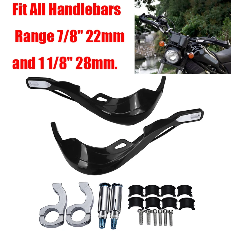 22mm 28mm Hand Guards Handguards+Fitting Kit For Dirt Bike Enduro Motorcycle