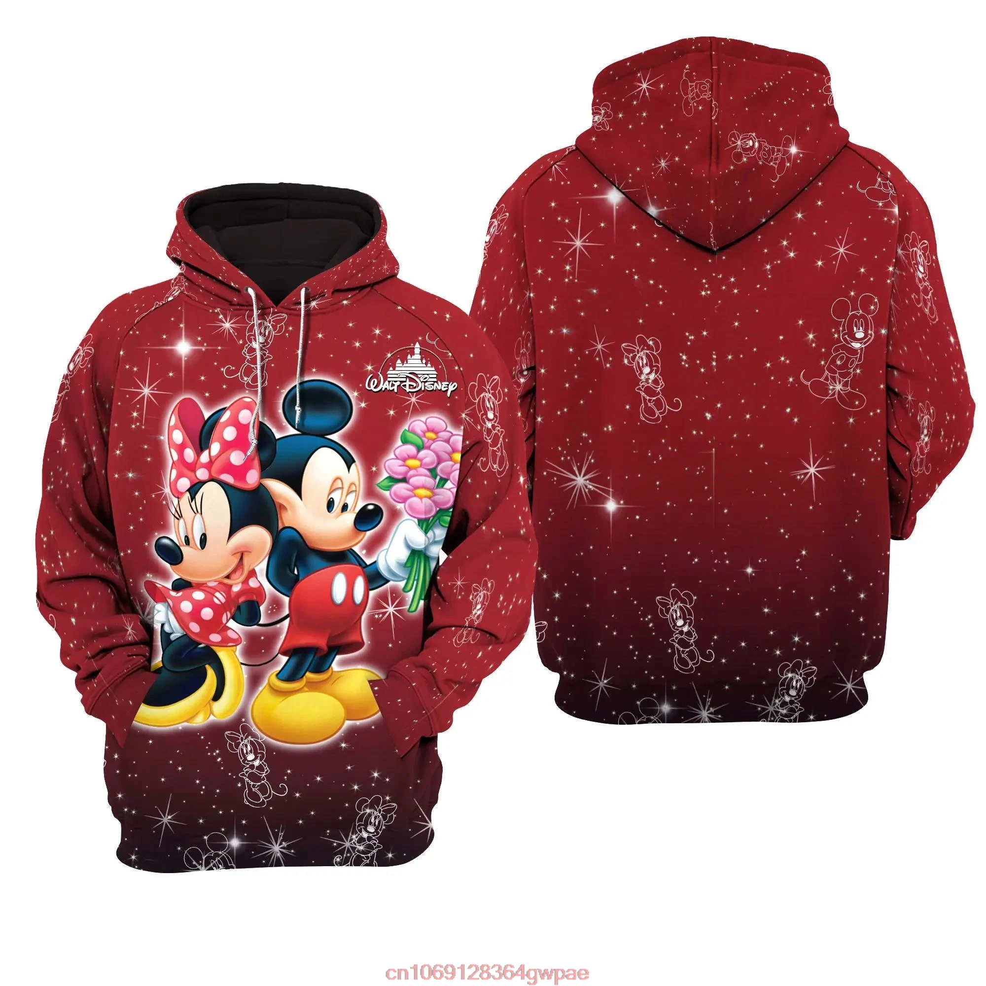 Mickey Mouse 3d Hoodie Men Women Fashion Sweatshirt Hoodie Disney 3d Hoodie Casual Harajuku Streetwear Mickey Zipper Hoodie