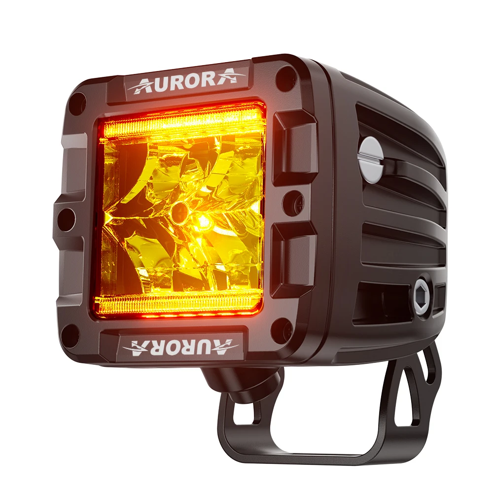 Aurora 2inch Led Driving Light Car in Direct Beam Work Light Led Car UTV ATV 4x4 Drl Blacklight Offroad Truck Led Work Light