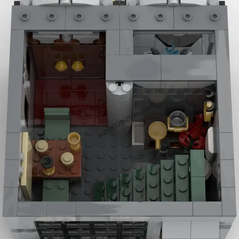 1557 pièces film magique Harrying Malfoy ville modèle bricolage idées créatives noël enfant jouet assemblage Puzzle anniversaire cadeau MOC-76453