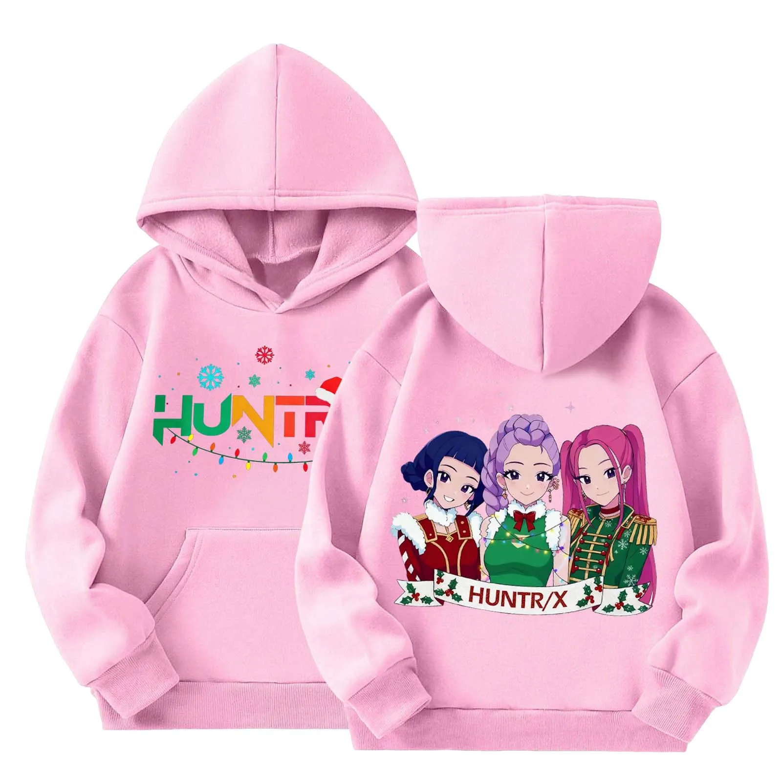 

Kpop Demon Hunter Hoodie For Girls Hot Cute Graphic Sweatshirts Kids Clothes Tops With Pockets Sudadera Kpop NiñA 아동 가을옷 2025