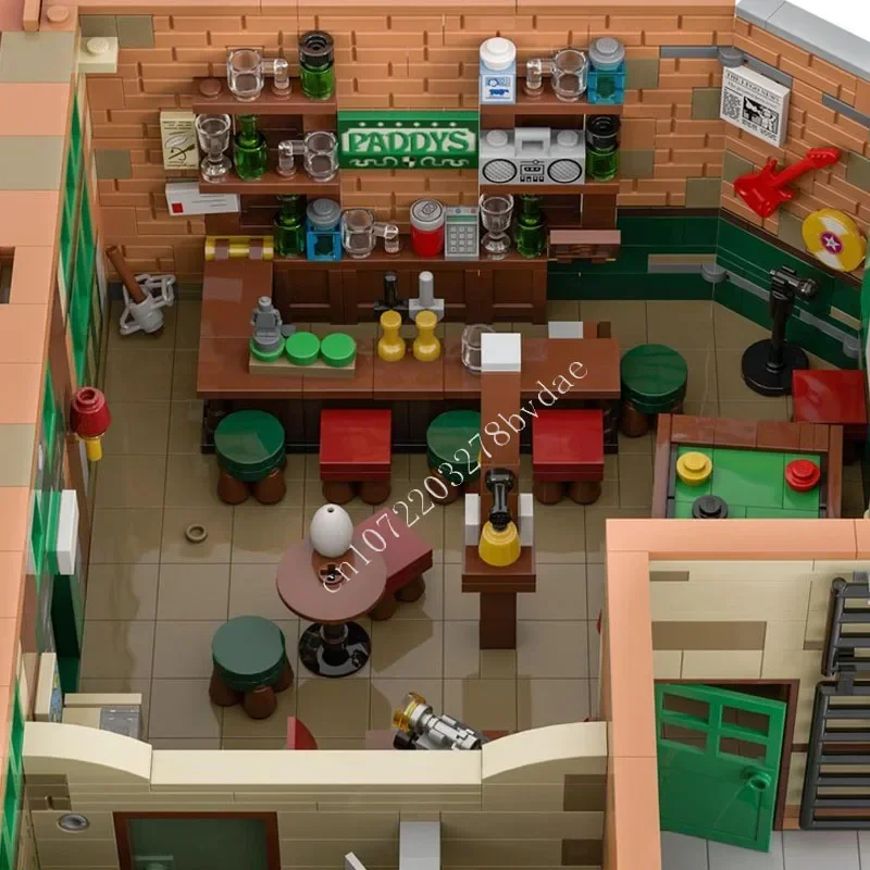 2541PCS MOC Modular Paddy's Pub Mos Eisley Cantina Building BlocksชุดประกอบStreet Viewเด็กอิฐของเล่นของขวัญ