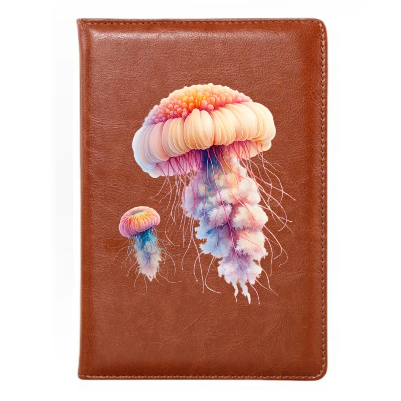 Colorful Jellyfish PU Leather - огляд і ціна Leather Work Diary Covers