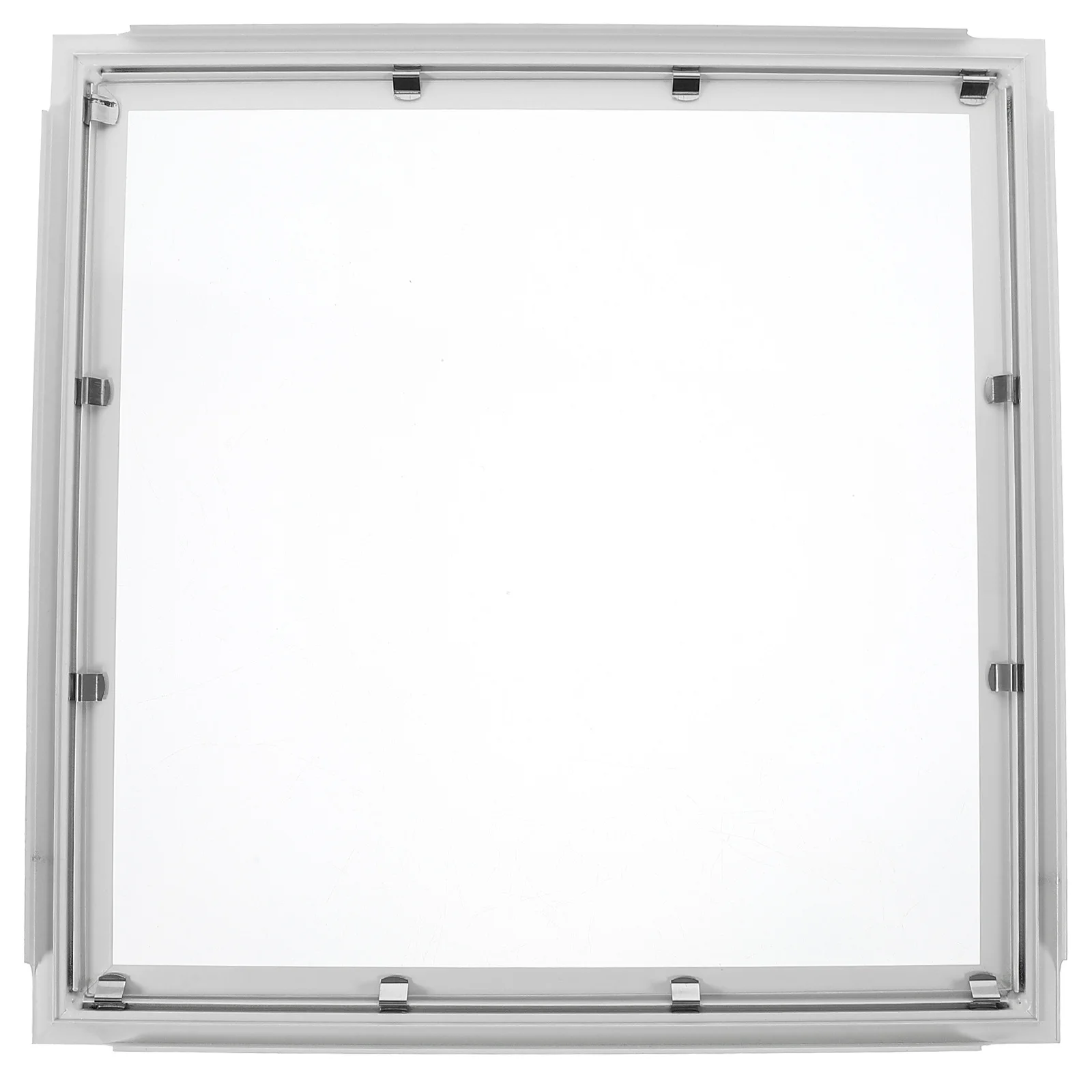 

Square Aluminum Ceiling Light Cover Bathroom Kitchen Lampshade Ceiling Lamp Shade Light Diffuser Fixture Lampshade